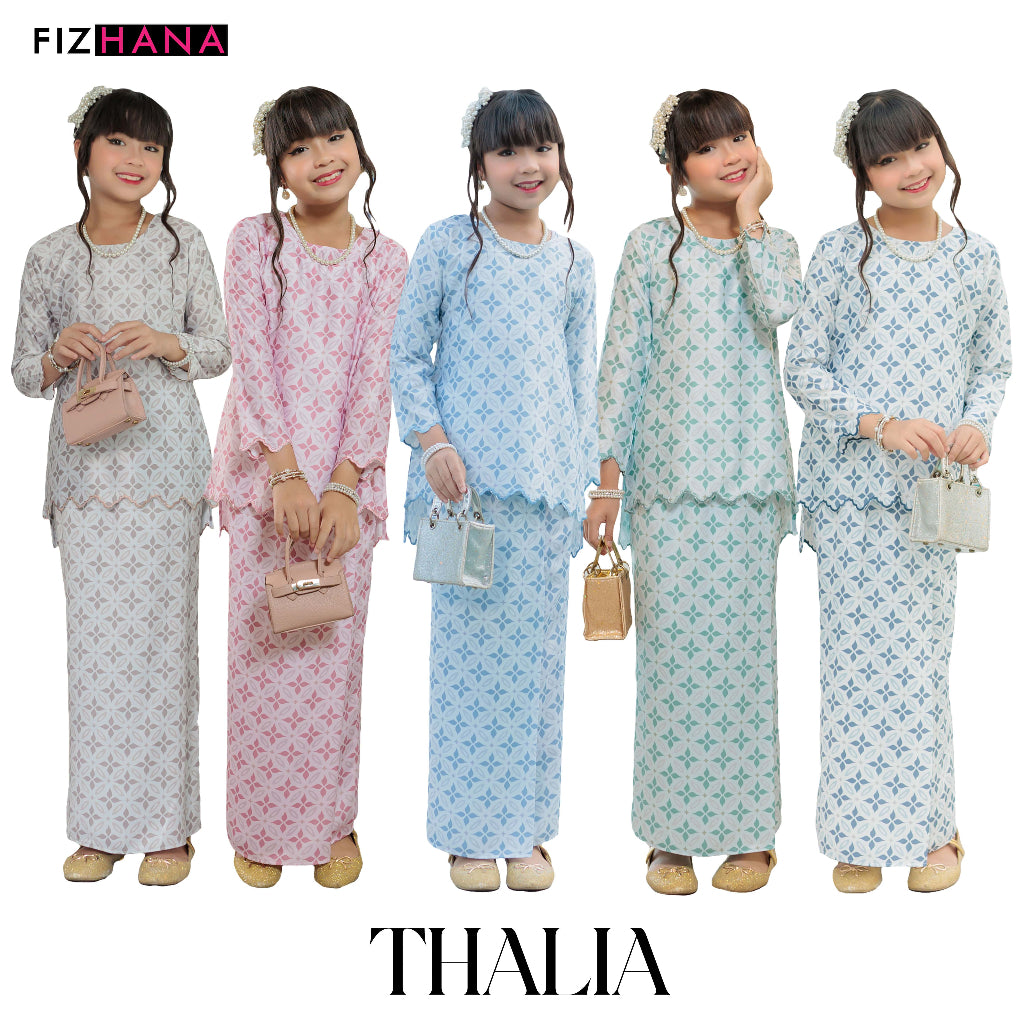 Kurung Thalia Kids – FIZHANA APPAREL