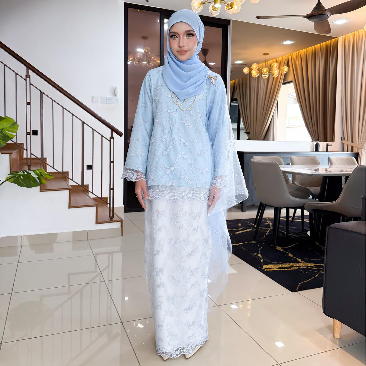 Kurung Rose Lily