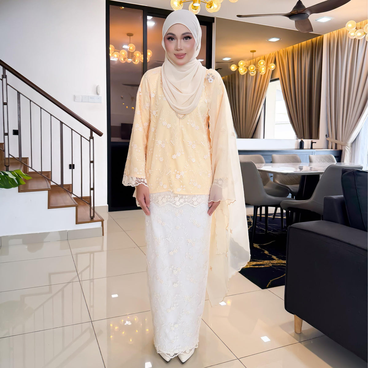 Kurung Rose Lily