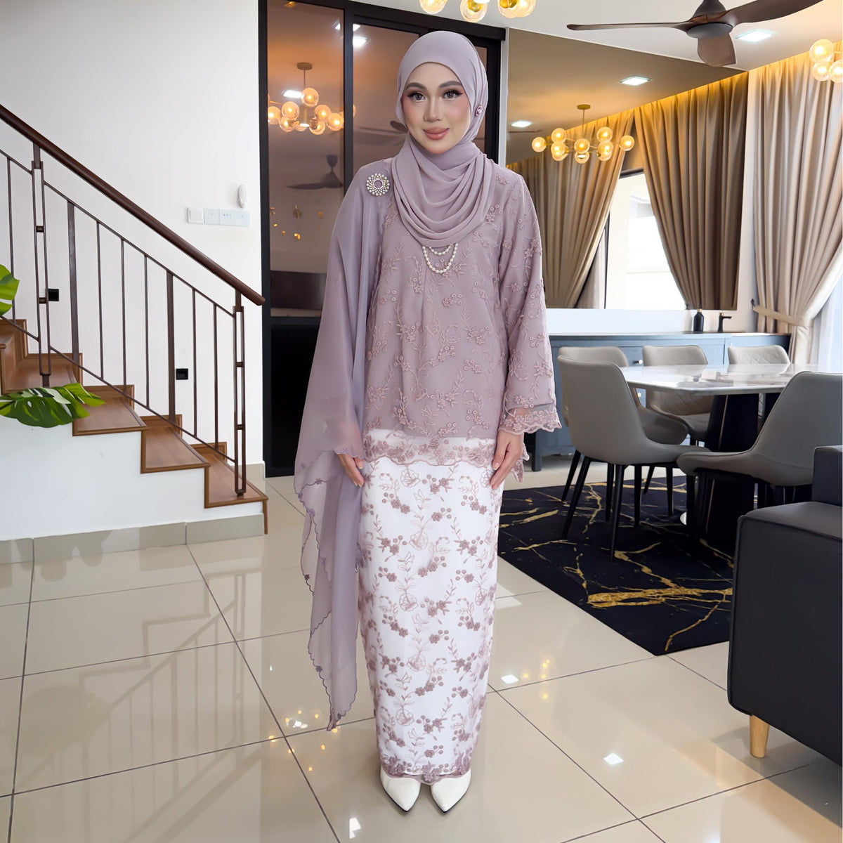 Kurung Rose Lily