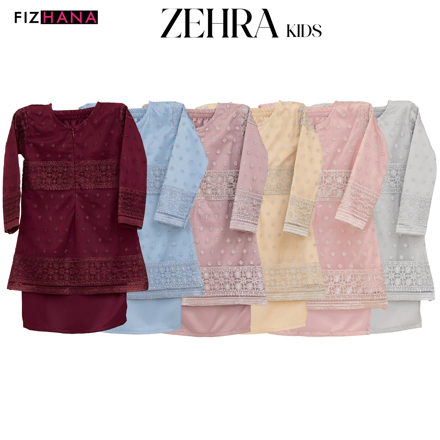 Mini Kurung Zehra Kids
