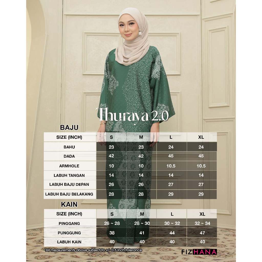 Kurung Thuraya 2.0 (No Embroidery)